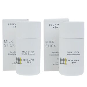 NIB Beekman 1802 2-pack Goat Milk Stick Deodorant